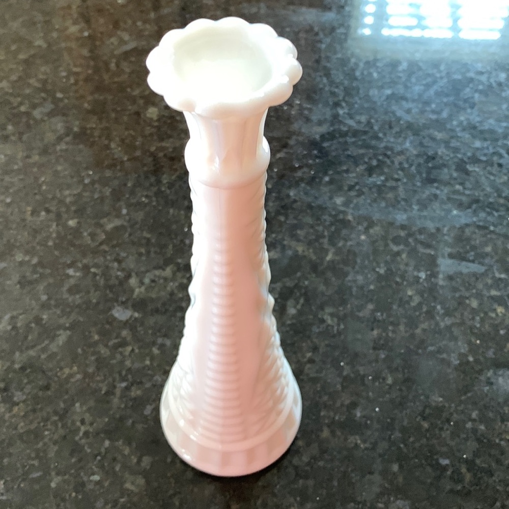 Mid Century Modern Diamond Cut Vase